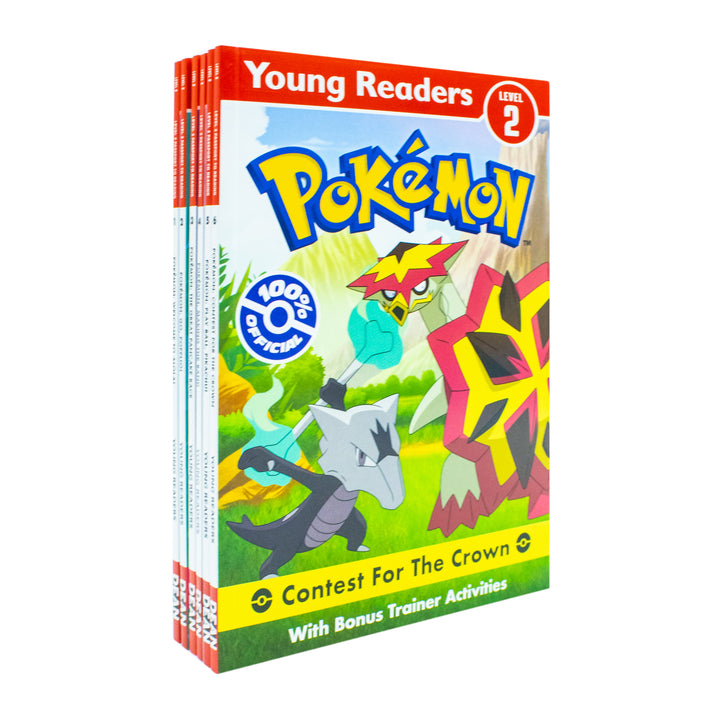Young Readers Pokémon Level 2 Passport to Reading Alola Collection 6 Books Box Set