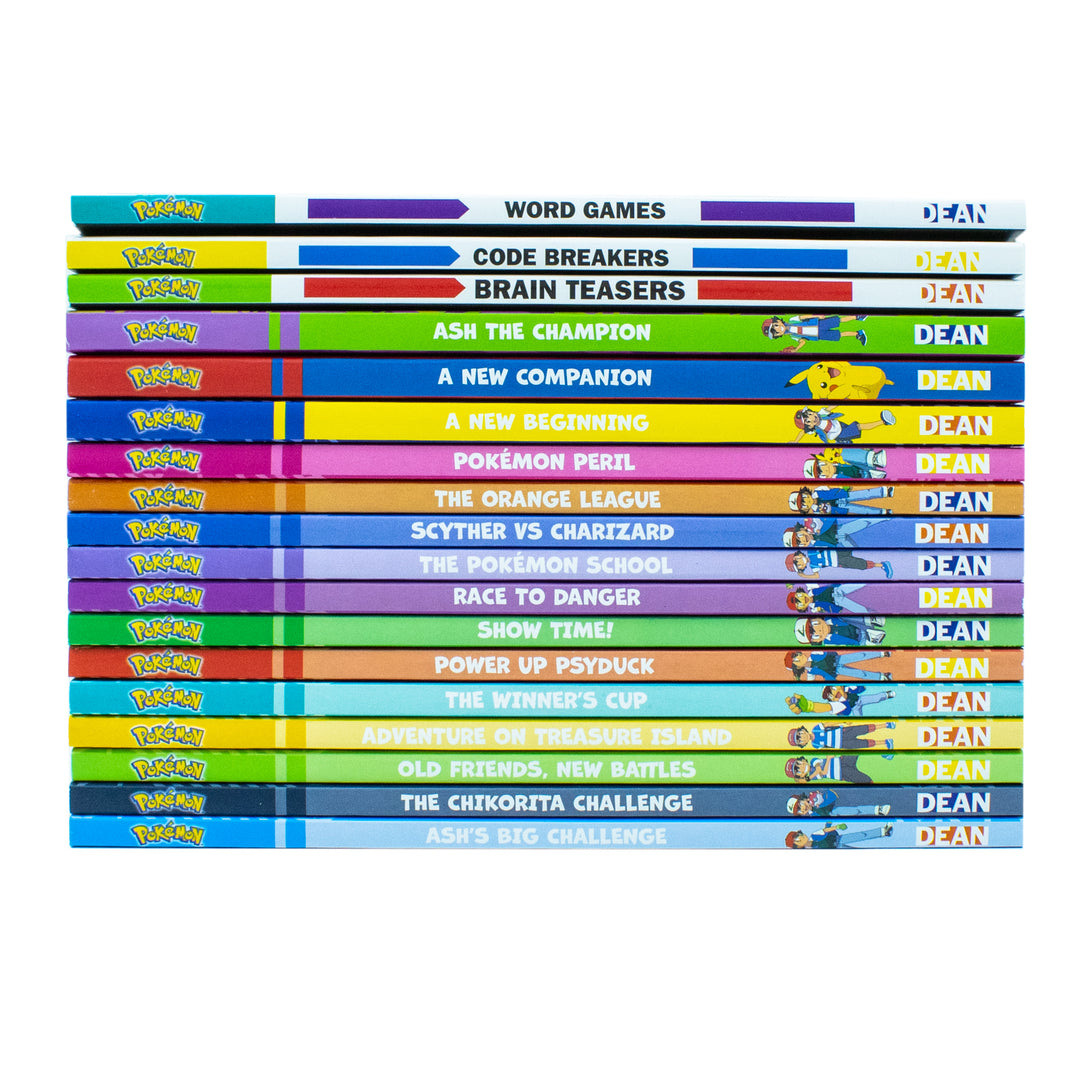 Discover the Pokemon Mega Collection 18 Books Box Set, a thrilling adventure for young readers aged 8+ years in a stunning box set format