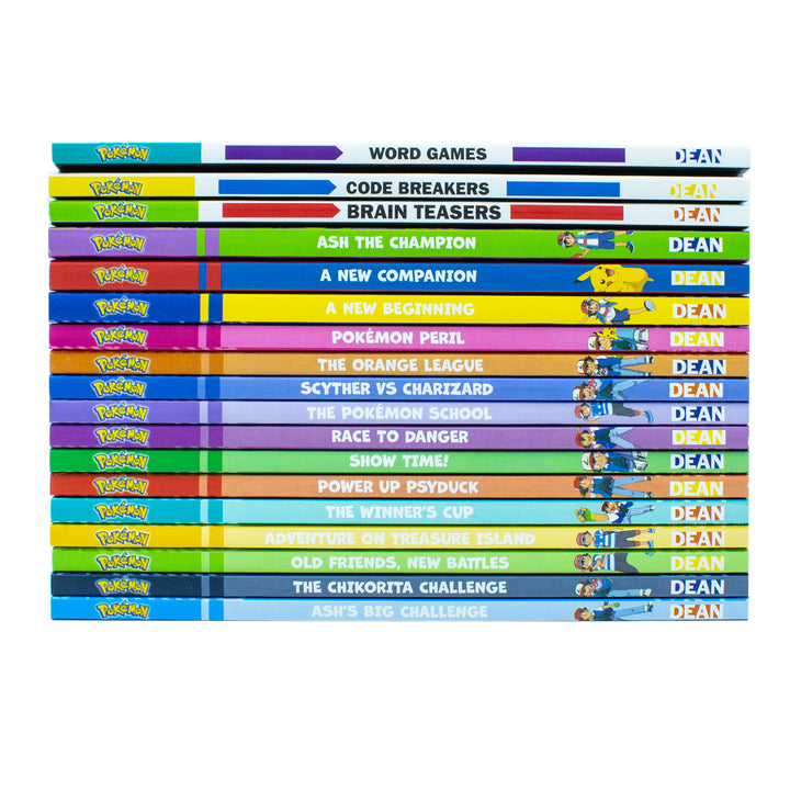 Discover the Pokemon Mega Collection 18 Books Box Set, a thrilling adventure for young readers aged 8+ years in a stunning box set format