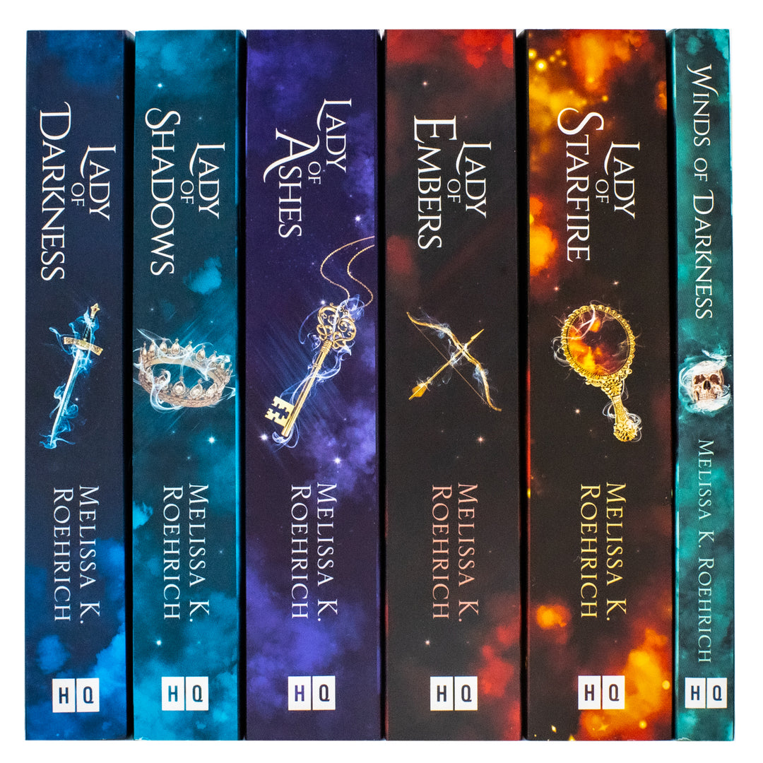 Lady of Darkness Series 6 Books Collection Set By Melissa K. Roehrich (Lady of Darkness, Lady of Shadows, Lady of Ashes, Lady of Embers, Lady of Starfire and Winds of Darkness)