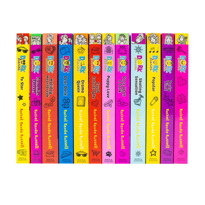 Dork Diaries 12 Books Collection Set by Rachel Renee Russell – Bestselling School Life & Friendship Stories | Paperback