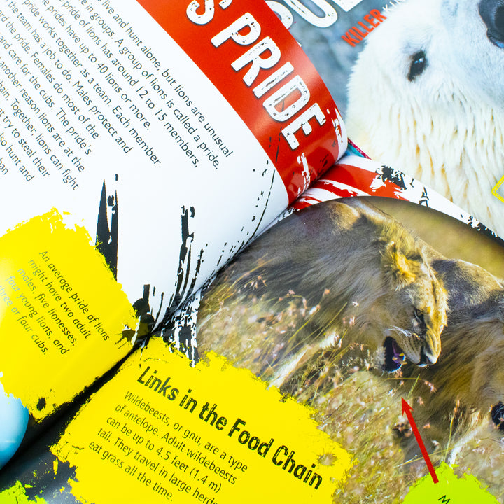 National Geographic Kids Mega 24-Book Set- Predators, Earth Science & Ecosystems - Fun Nonfiction STEM Books for Curious Kids