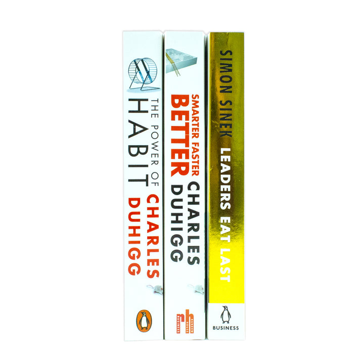Charles Duhigg Collection - 3 Books Set (Smarter Faster Better, The Power of Habit, Leaders Eat Last) for 12+