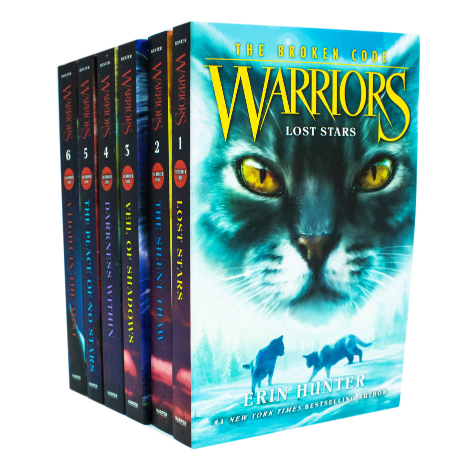 Warriors Cat: The Broken Code Book 1-6 Collection Set By Erin Hunter ...
