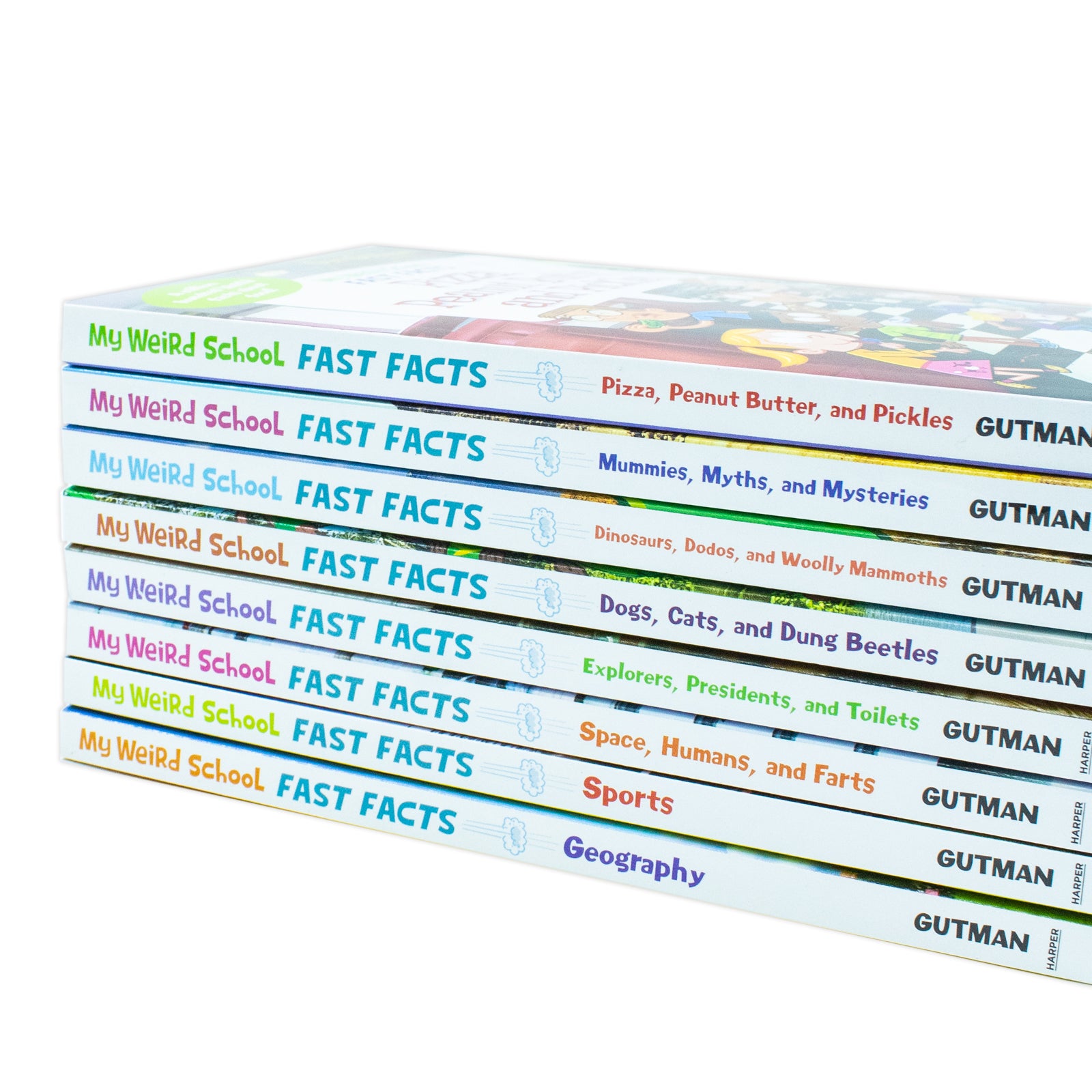 My Weird School Fast Facts By Dan Gutman: 8 Books Collection Box
