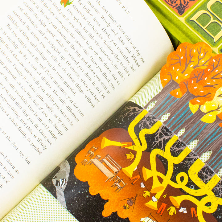 The Jungle Book By Rudyard Kipling and Peter Pan By J. M Barrie (Minalima Edition) 2 Books Collection Set