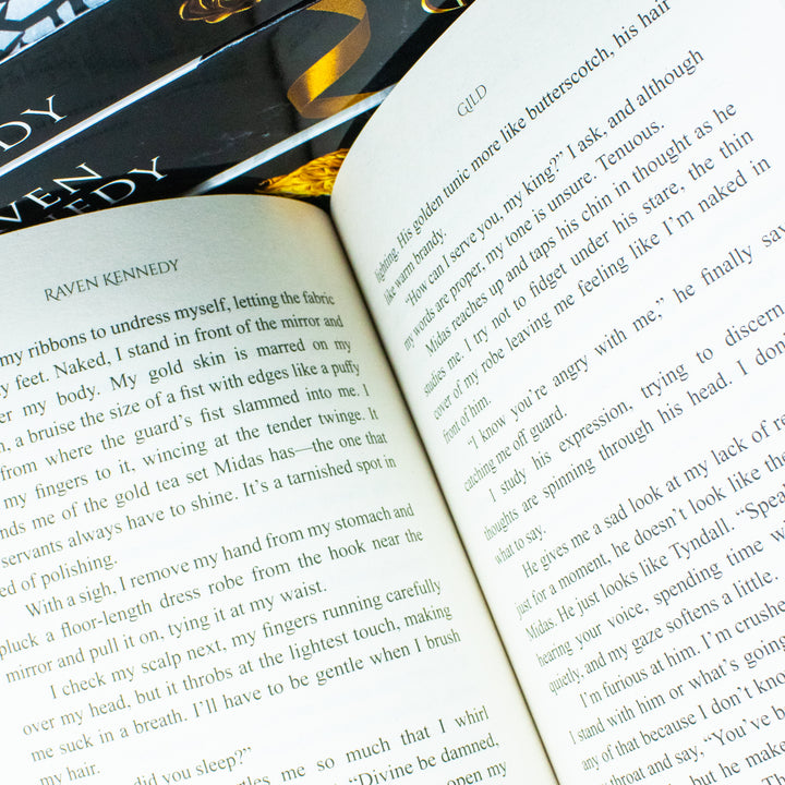 The Plated Prisoner Series Collection 4 Books Set by Raven Kennedy – Gild, Glint, Gleam, Glow| Fantasy Book Box Set for Readers & Fans of Dark Romance