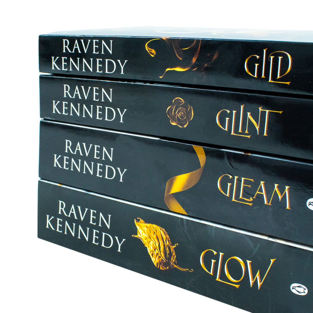 The Plated Prisoner Series Collection 4 Books Set by Raven Kennedy – Gild, Glint, Gleam, Glow| Fantasy Book Box Set for Readers & Fans of Dark Romance