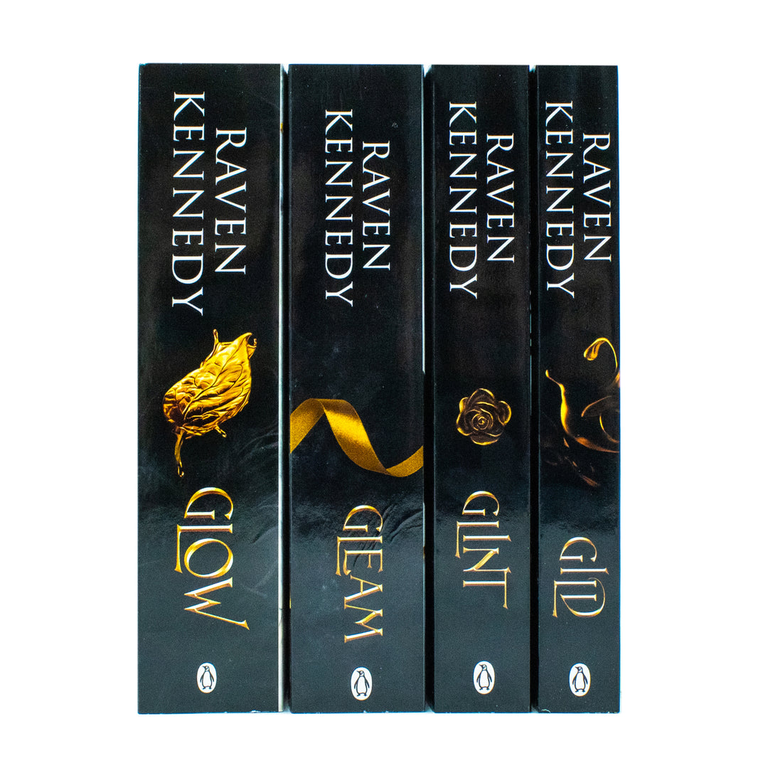 The Plated Prisoner Series Collection 4 Books Set by Raven Kennedy – Gild, Glint, Gleam, Glow| Fantasy Book Box Set for Readers & Fans of Dark Romance