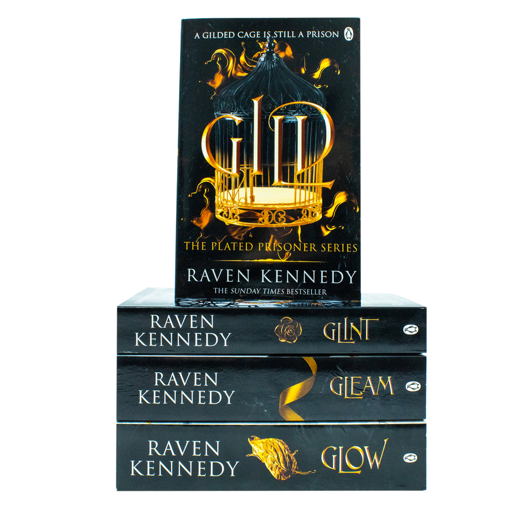The Plated Prisoner Series Collection 4 Books Set by Raven Kennedy – Gild, Glint, Gleam, Glow| Fantasy Book Box Set for Readers & Fans of Dark Romance
