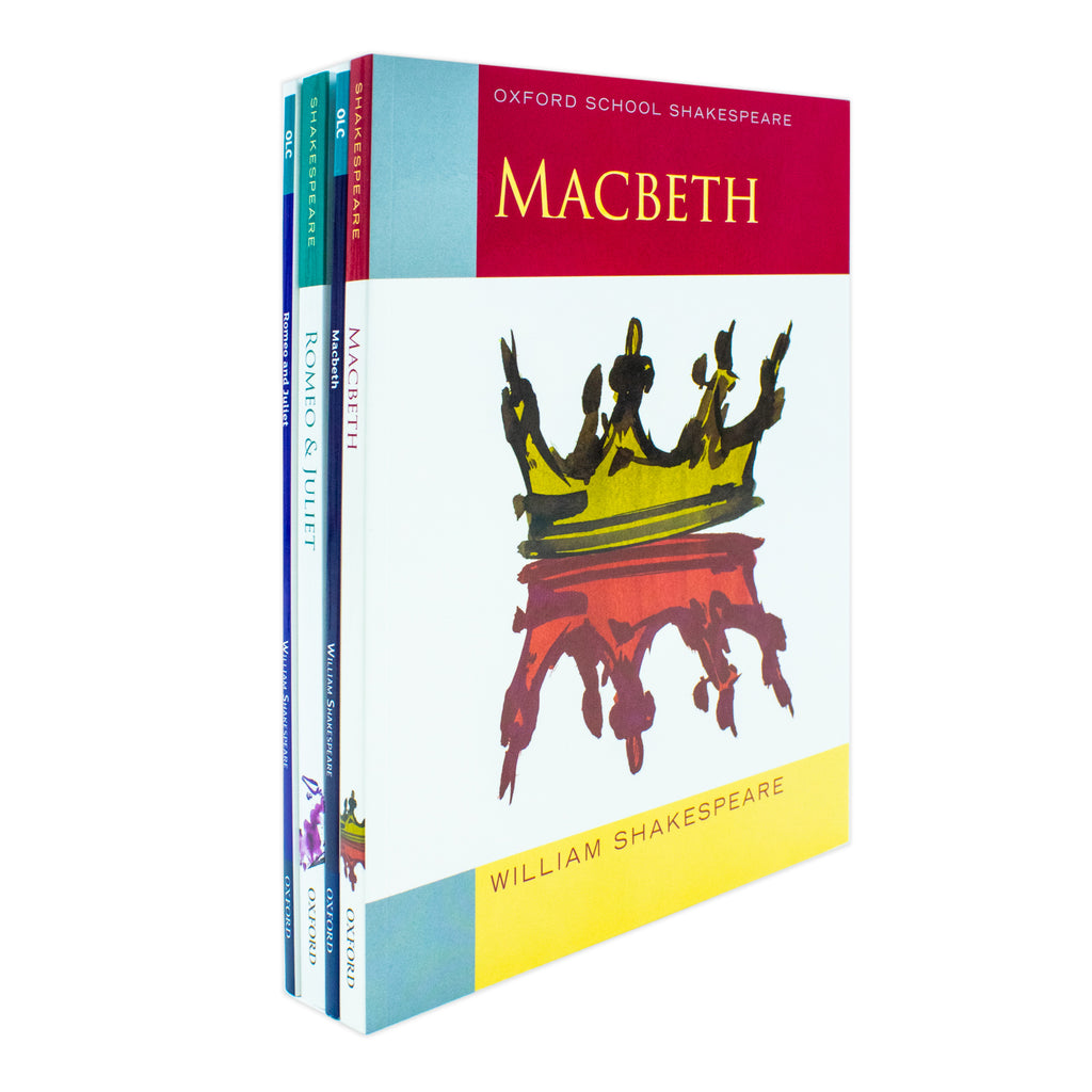 Oxford School William Shakespeare 4 Books Collection Set (Macbeth