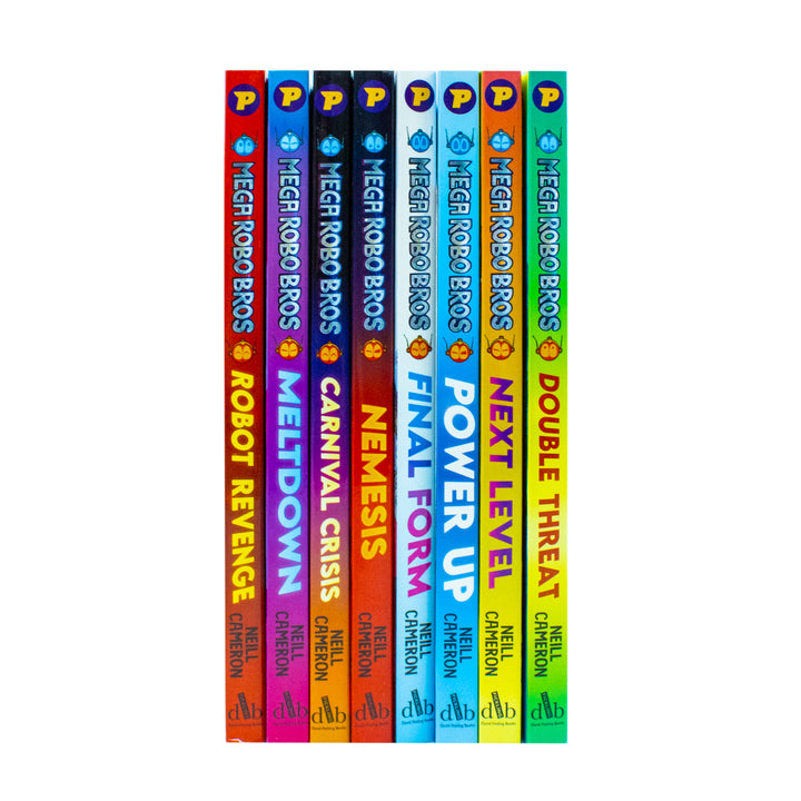 Mega Robo Bros 1–8 Book Set by Neil Cameron | Kids Sci-Fi Adventure Series with Robots, Fun Stories, Technology & Imagination for Young Readers