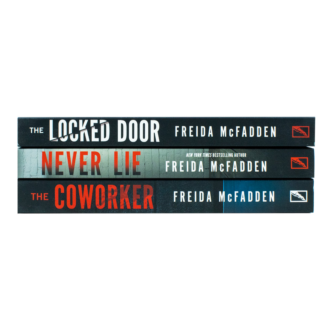 Freida McFadden Collection 3 Books Set (Never Lie, The Locked Door and The Coworker)