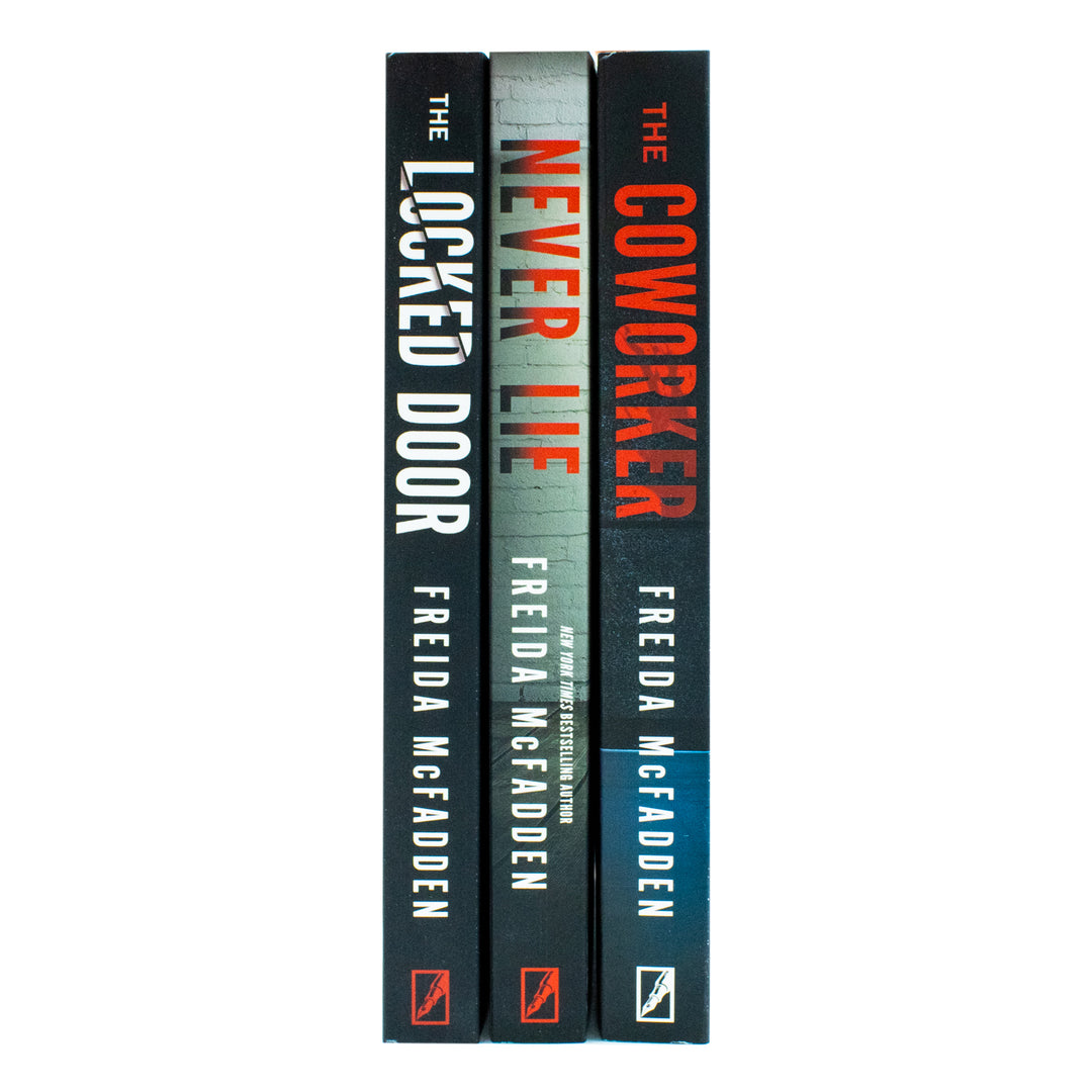 Freida McFadden Collection 3 Books Set (Never Lie, The Locked Door and The Coworker)