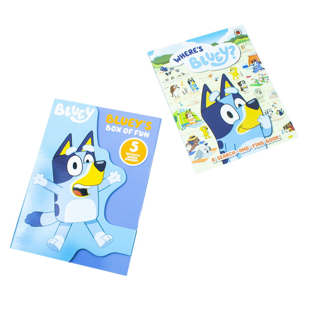 Explore the fun world of Bluey with this 6 books collection of activity books perfect for kids 3+ years. Endless fun and creativity await!