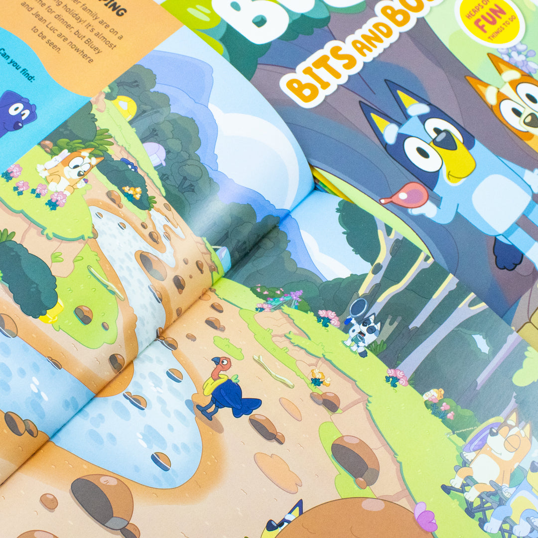 Explore the fun world of Bluey with this 6 books collection of activity books perfect for kids 3+ years. Endless fun and creativity await!