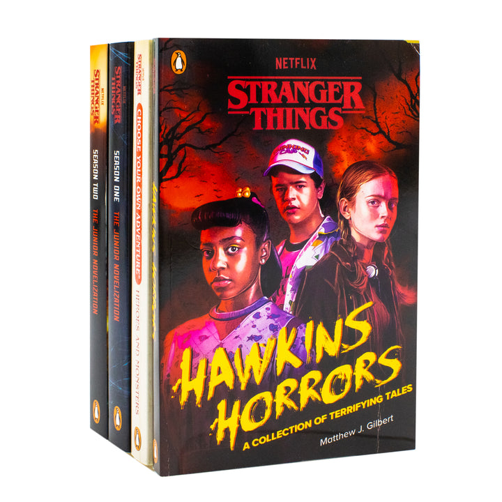 Stranger Things Series Collection 4 Books Set by Matthew J. Gilbert, Rana Tahir (Hawkins Horrors, Heroes and Monsters, Season One and Season Two) | Paperback