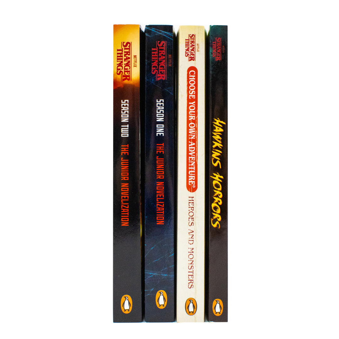 Stranger Things Series Collection 4 Books Set by Matthew J. Gilbert, Rana Tahir (Hawkins Horrors, Heroes and Monsters, Season One and Season Two) | Paperback