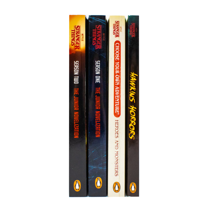 Stranger Things Series Collection 4 Books Set by Matthew J. Gilbert, Rana Tahir (Hawkins Horrors, Heroes and Monsters, Season One and Season Two) | Paperback