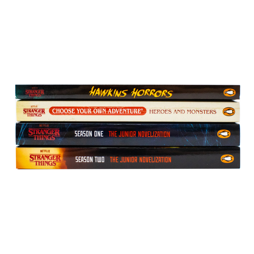 Stranger Things Series Collection 4 Books Set by Matthew J. Gilbert, Rana Tahir (Hawkins Horrors, Heroes and Monsters, Season One and Season Two) | Paperback