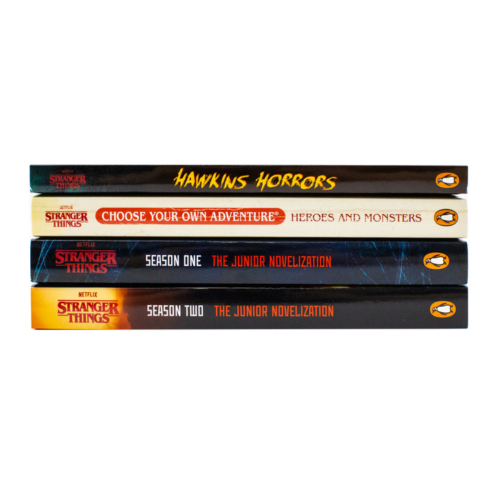 Stranger Things Series Collection 4 Books Set by Matthew J. Gilbert, Rana Tahir (Hawkins Horrors, Heroes and Monsters, Season One and Season Two) | Paperback