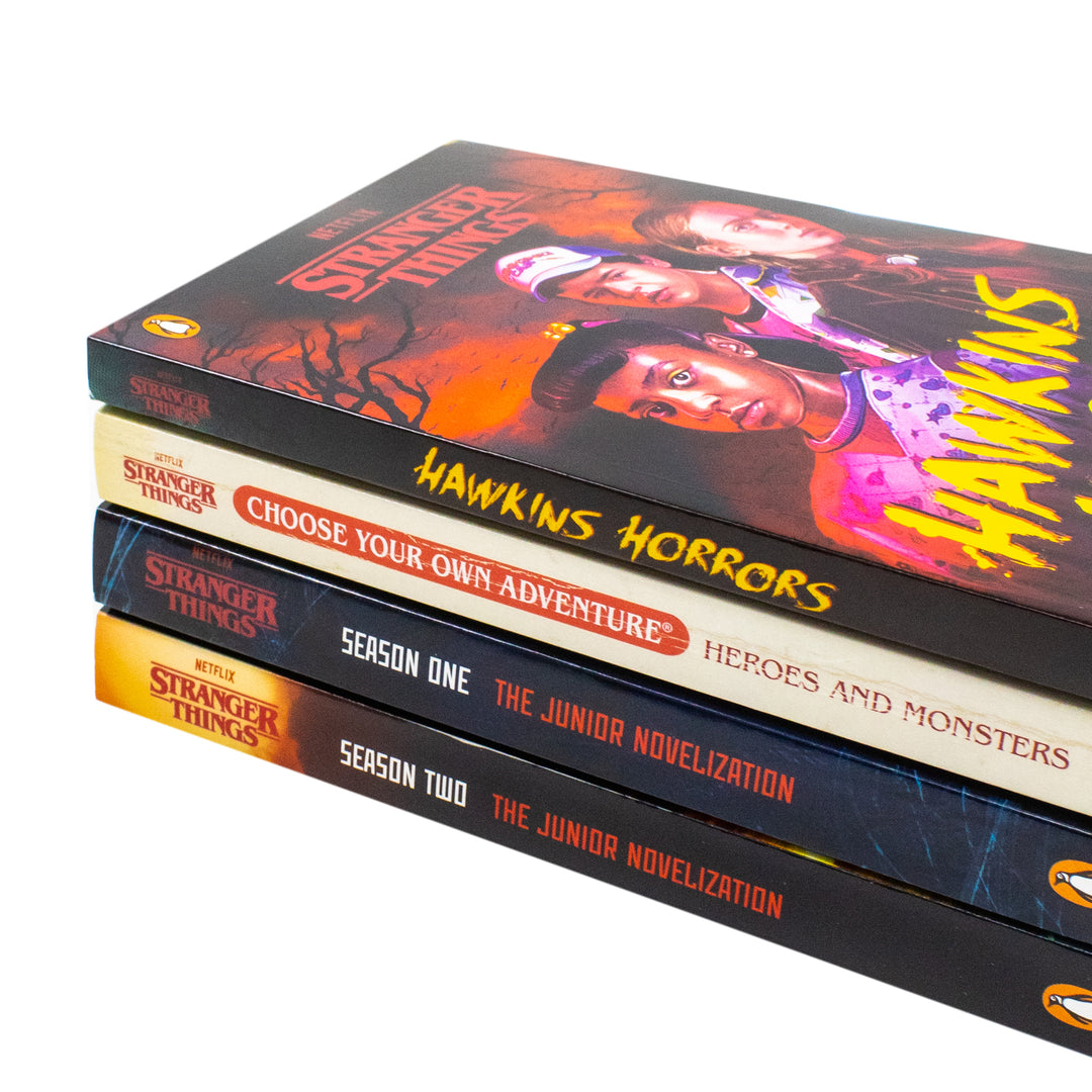 Stranger Things Series Collection 4 Books Set by Matthew J. Gilbert, Rana Tahir (Hawkins Horrors, Heroes and Monsters, Season One and Season Two) | Paperback