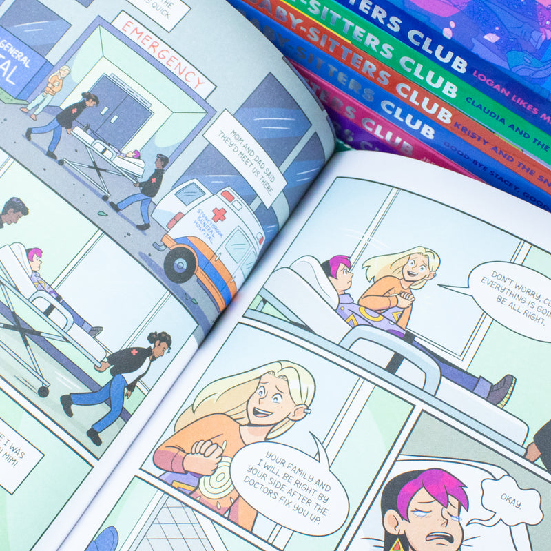 The Baby-Sitters Club Graphic Novels 8-Book Collection (8-15) by Ann M. Martin | Fun Children's Series, Friendship, Adventure, Bestsellers for Ages 8+