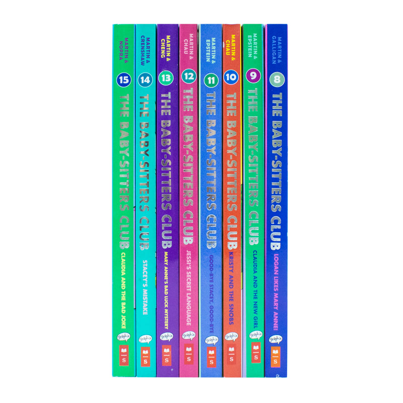 The Baby-Sitters Club Graphic Novels 8-Book Collection (8-15) by Ann M. Martin | Fun Children's Series, Friendship, Adventure, Bestsellers for Ages 8+