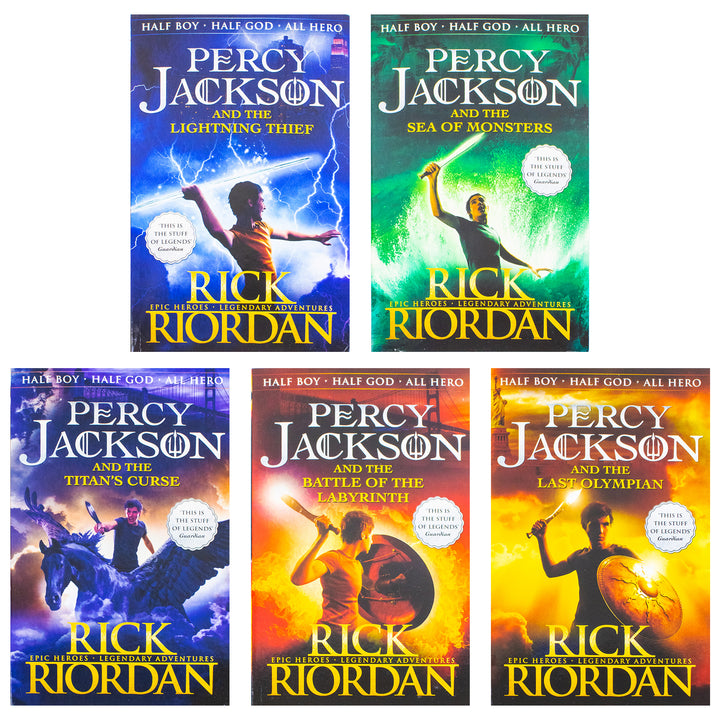 Percy Jackson & the Olympians 5 Children Book Collection Set Series Box Set