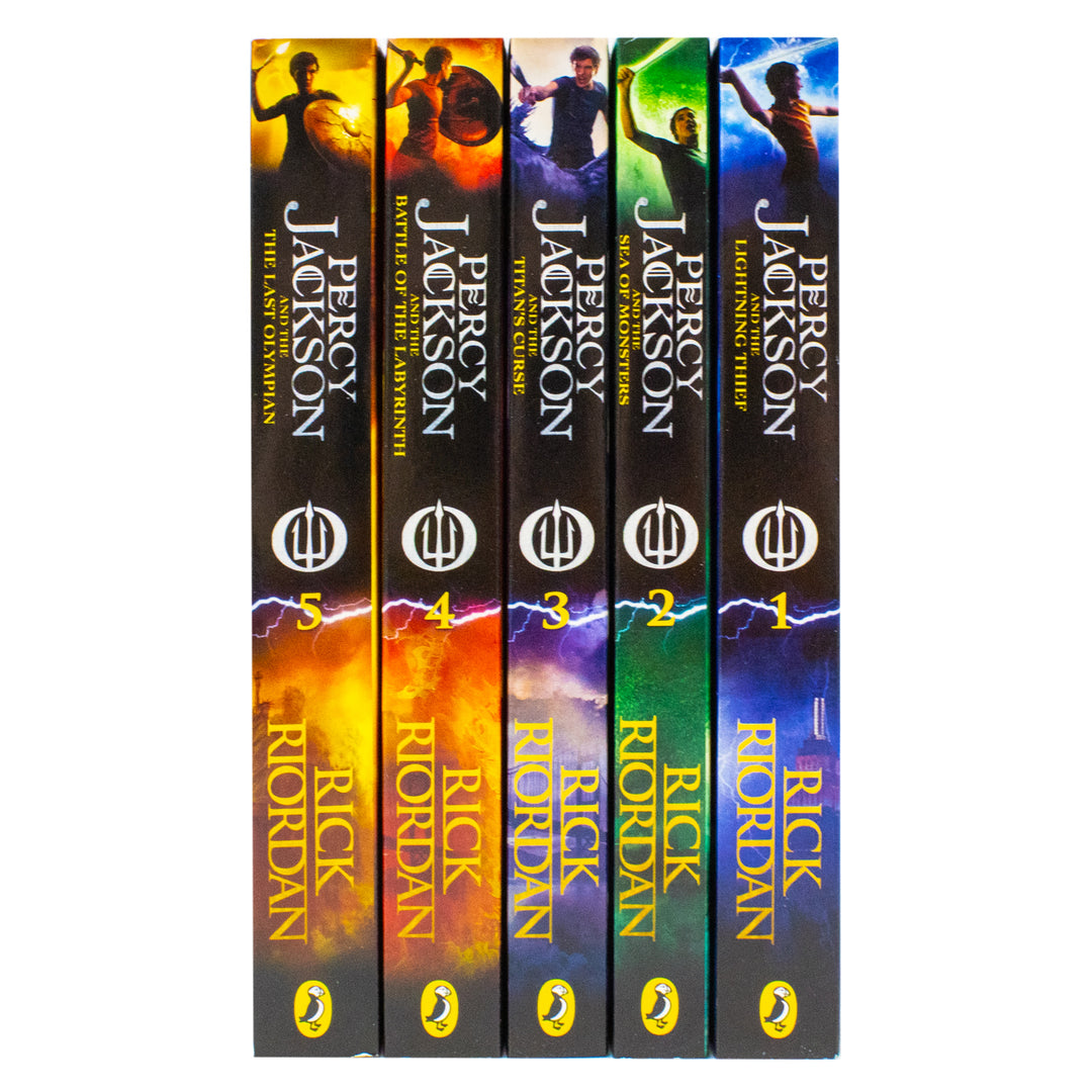 Percy Jackson & the Olympians 5 Children Book Collection Set Series Box Set