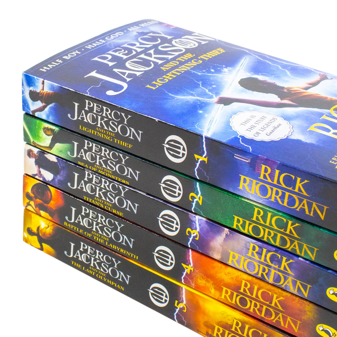 Percy Jackson & the Olympians 5 Children Book Collection Set Series Box Set