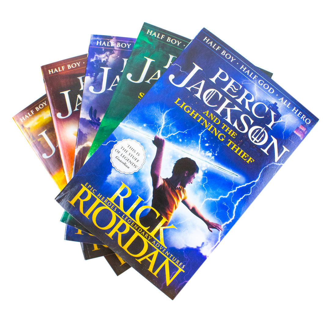 Percy Jackson & the Olympians 5 Children Book Collection Set Series Box Set