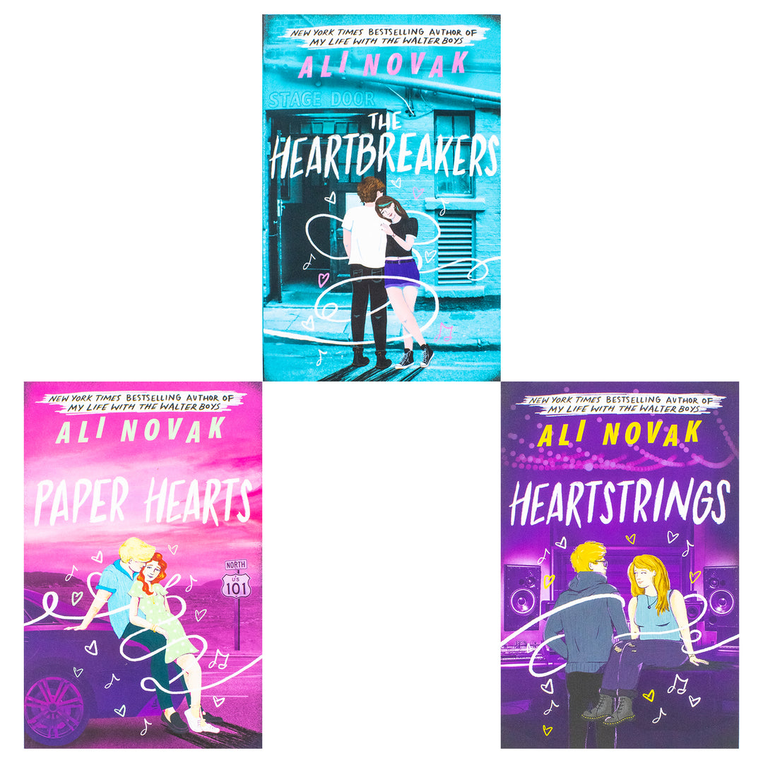 The Heartbreak Chronicles Series by Ali Novak 3 Books Collection Set (The Heartbreakers, Paper Hearts and Heartstrings)