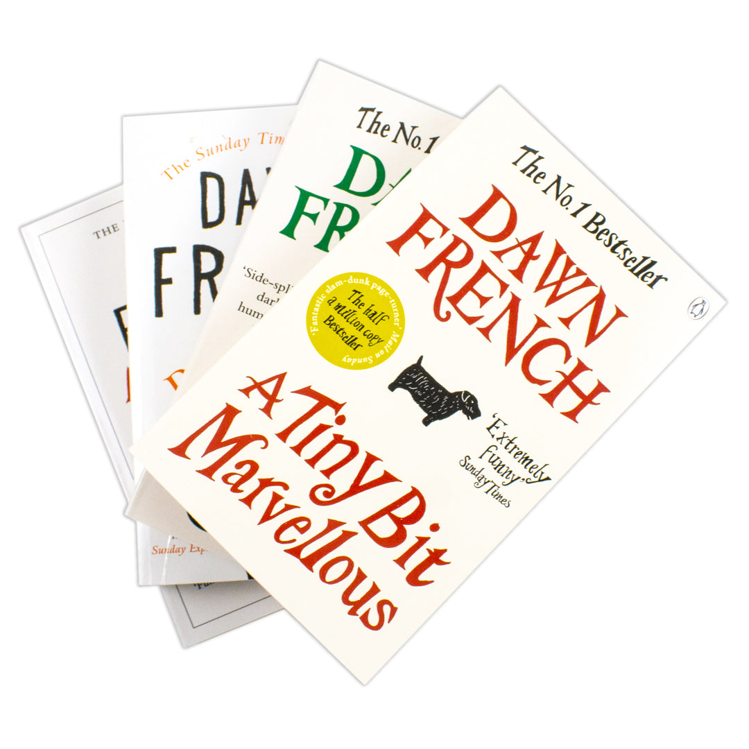 Dawn French Collection 4 Books Set (A Tiny Bit Marvellous, Oh Dear Silvia, According to Yes and Because of You)