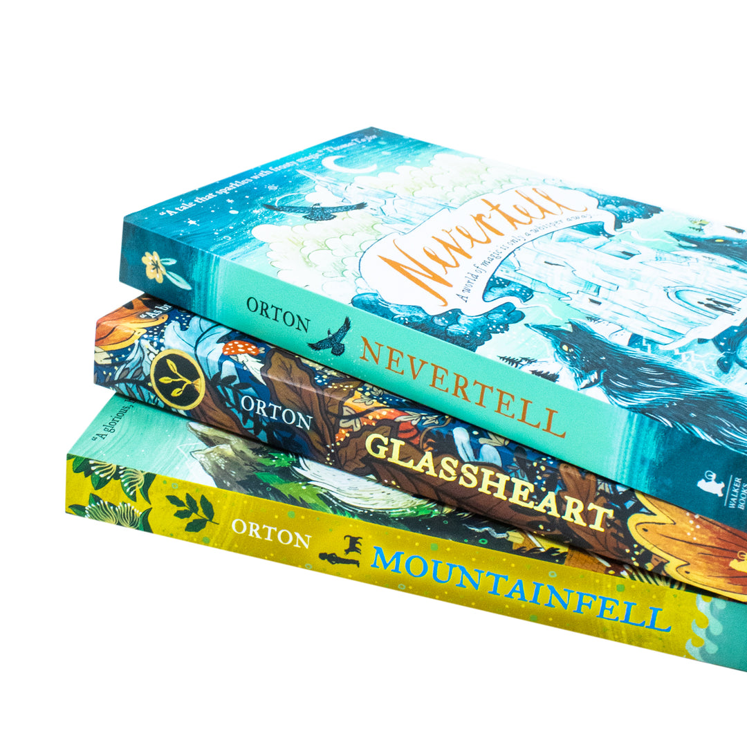 Katharine Orton 3 Books Collection Set (Nevertell, Glassheart & Mountainfell)