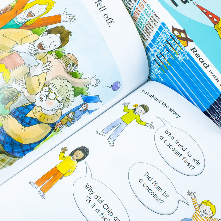 Biff, Chip and Kipper Read with Oxford Stage 1 (24 Books Collection Set) by Roderick Hunt Age 3+ Paperback