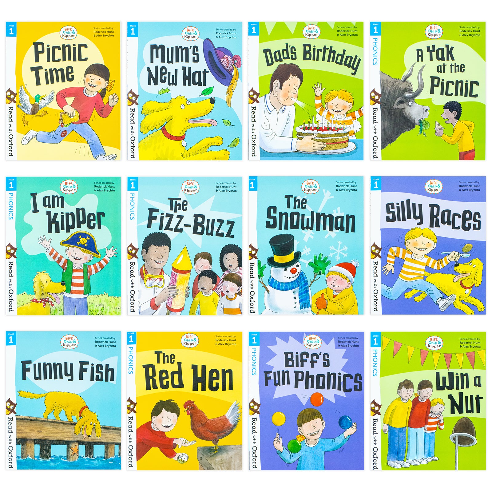 Biff, Chip and Kipper Read with Oxford Stage 1 (24 Books