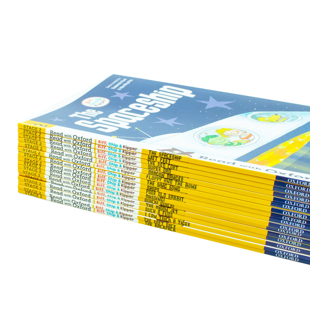 Biff, Chip and Kipper Stage 2 Read with Oxford – 16-Book Collection Set | Early Readers, Literacy, Fun Learning & Educational Kids' Storybooks