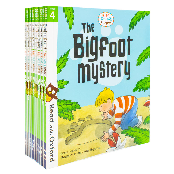 Biff, Chip and Kipper Stage 4 Read with Oxford 5+: 16 Book Children’s Collection | Early Readers, Educational Kids Fiction, Literacy Set