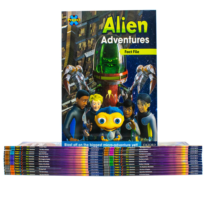 Project X Alien Adventures 25 Book Set – Series 2 | Children's Science Fiction, Adventure, Fun Learning, Oxford, Kids Reading, Education