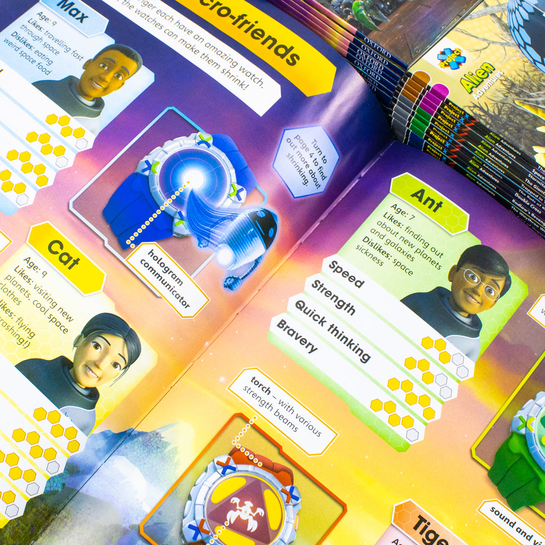 Project X Alien Adventures 25 Book Set – Series 2 | Children's Science Fiction, Adventure, Fun Learning, Oxford, Kids Reading, Education