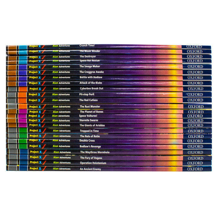 Project X Alien Adventures 25 Book Set – Series 2 | Children's Science Fiction, Adventure, Fun Learning, Oxford, Kids Reading, Education