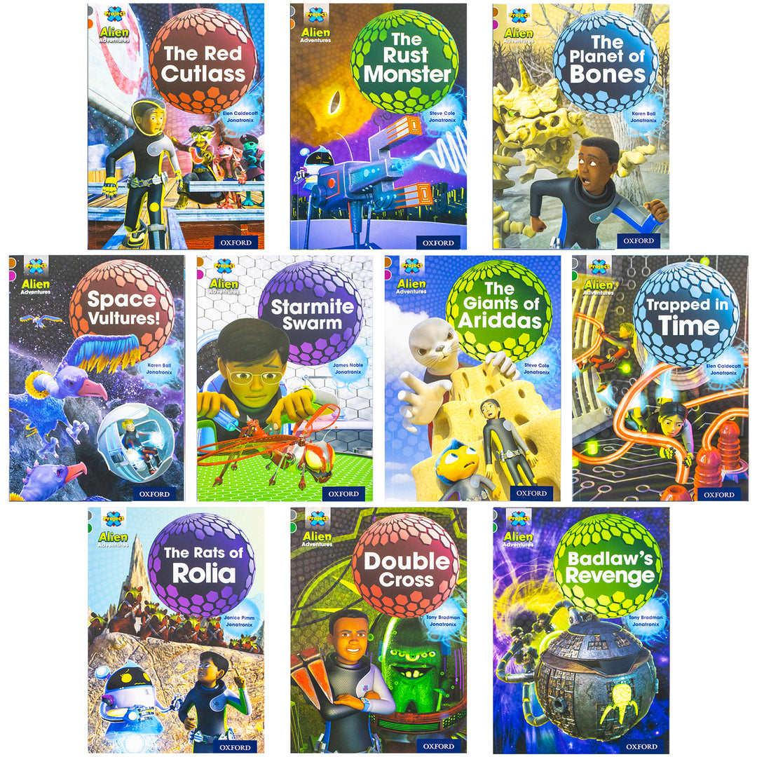 Project X Alien Adventures 25 Book Set – Series 2 | Children's Science Fiction, Adventure, Fun Learning, Oxford, Kids Reading, Education