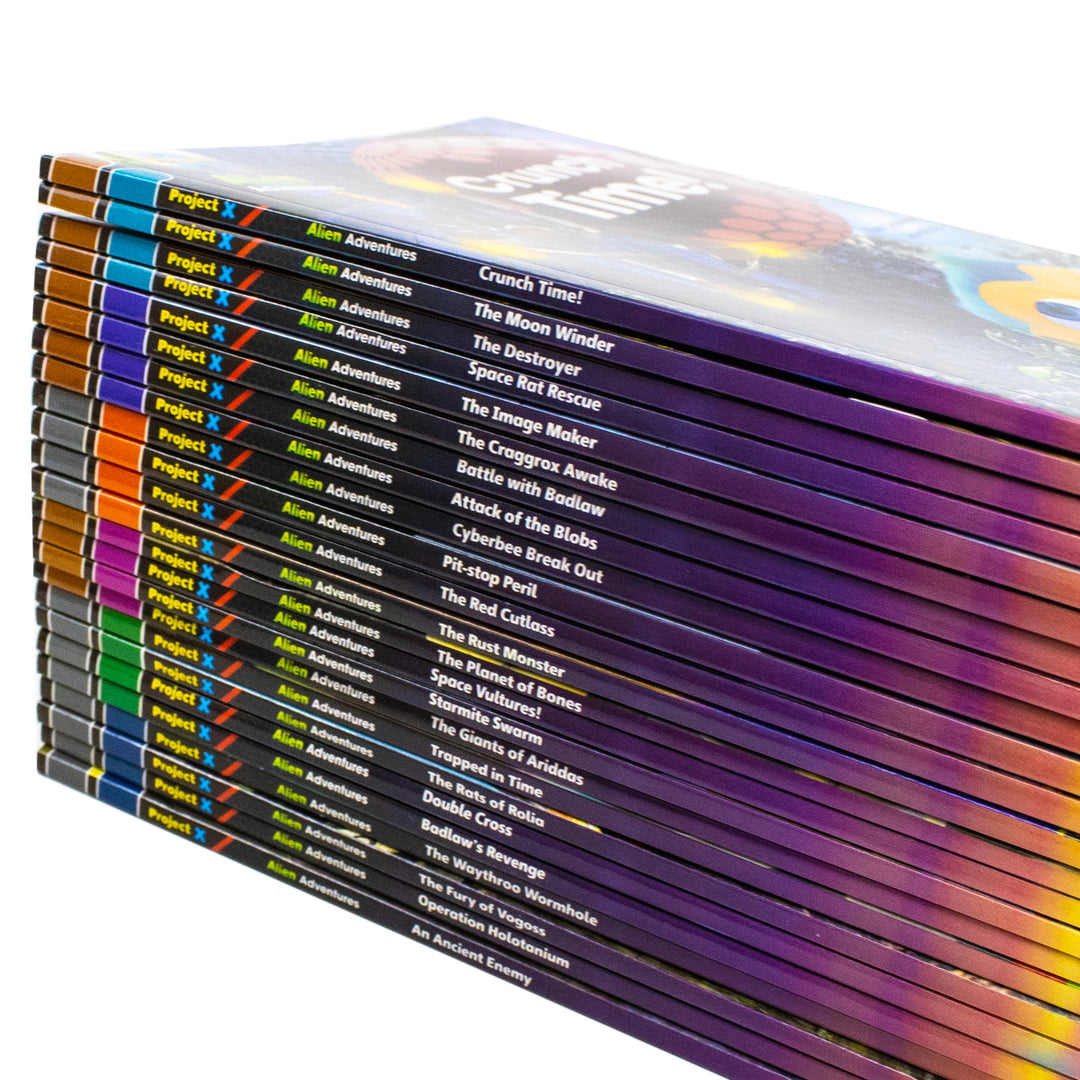 Project X Alien Adventures 25 Book Set – Series 2 | Children's Science Fiction, Adventure, Fun Learning, Oxford, Kids Reading, Education