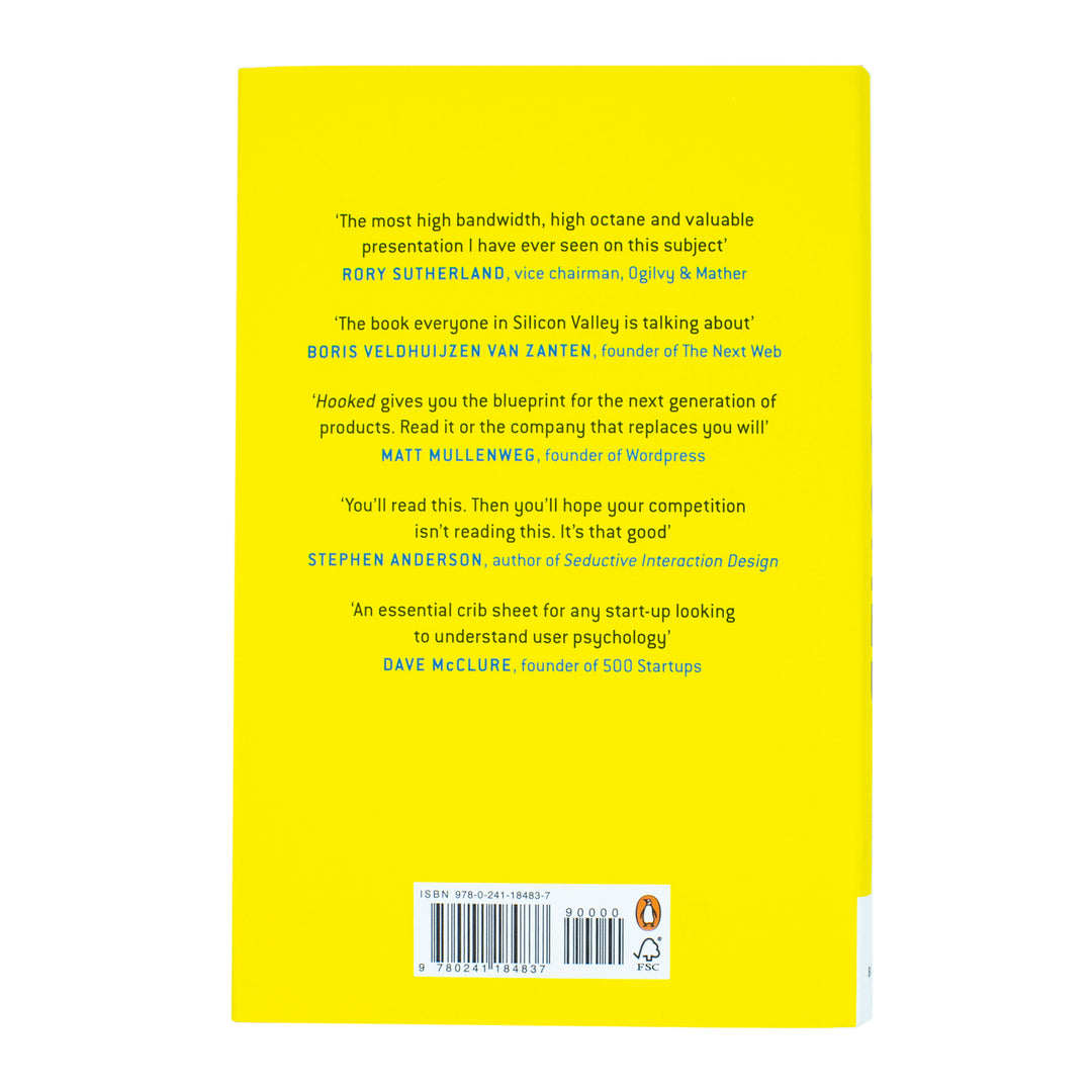 Hooked: How to Build Habit-Forming Products Book by Nir Eyal – A Guide to Product Design, Consumer Behavior, and Strategy for Success in Startups