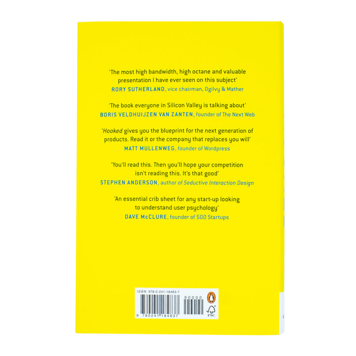 Hooked: How to Build Habit-Forming Products Book by Nir Eyal – A Guide to Product Design, Consumer Behavior, and Strategy for Success in Startups