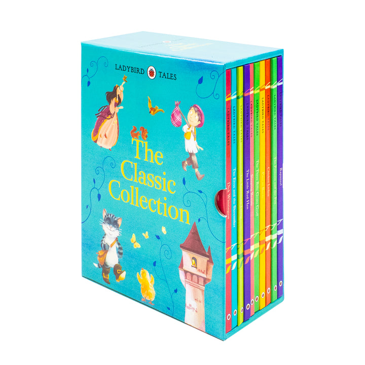 Ladybird Tales Classic Collection 10 Books Set | Slipcase (Dick Whittington, The Three Billy Goats Gruff, The Elves and the Shoemaker,Puss in Boots,The Enormous Turnip,Chicken Licken,The Little Red Hen & More)