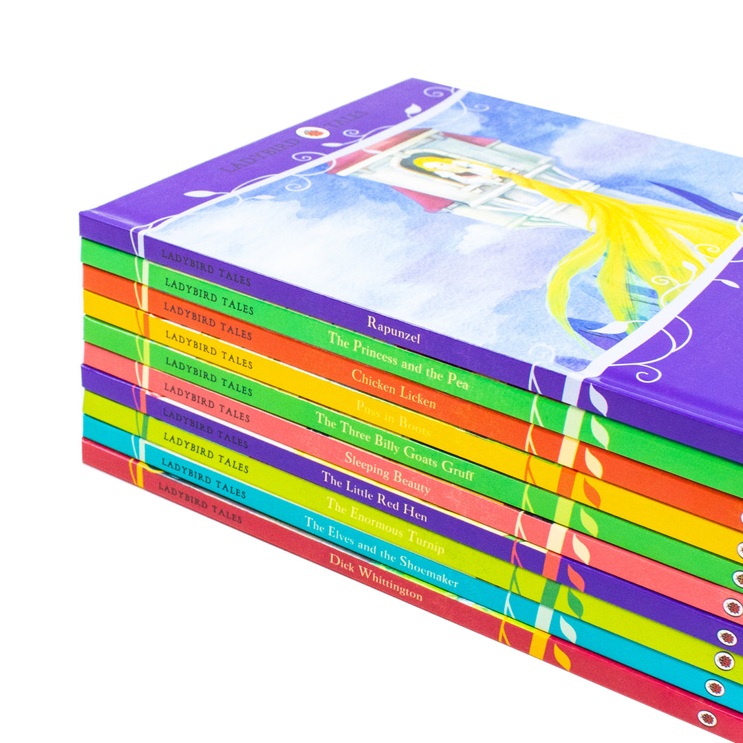 Ladybird Tales Classic Collection 10 Books Set | Slipcase (Dick Whittington, The Three Billy Goats Gruff, The Elves and the Shoemaker,Puss in Boots,The Enormous Turnip,Chicken Licken,The Little Red Hen & More)