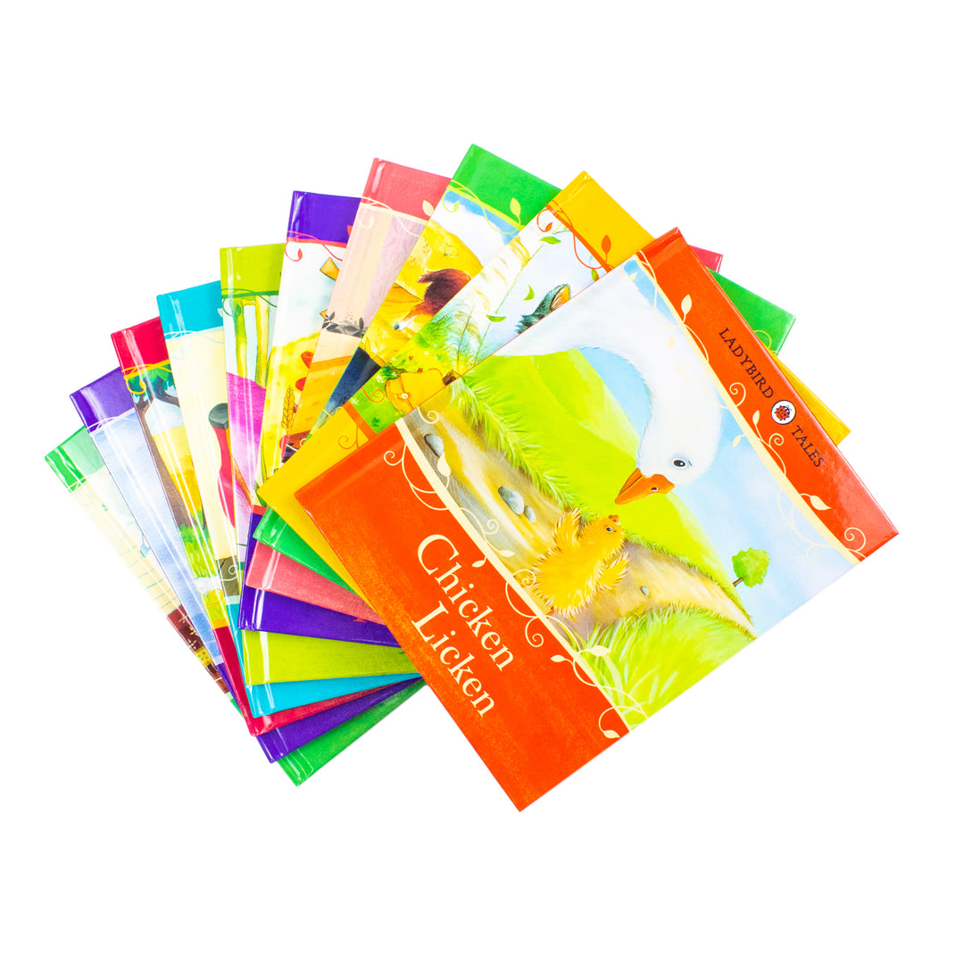 Ladybird Tales Classic Collection 10 Books Set | Slipcase (Dick Whittington, The Three Billy Goats Gruff, The Elves and the Shoemaker,Puss in Boots,The Enormous Turnip,Chicken Licken,The Little Red Hen & More)