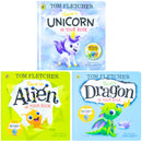 Who's In Your Book? Series By Tom Fletcher 3 Picture Books Collection Set ( Alien, Dragon, Unicorn )